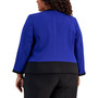 Plus Size Framed Open-Front Jacket