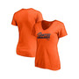 Women's Branded Orange Denver Broncos ReUnited In Orange V-Neck T-shirt