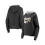 Women's Charcoal New Orleans Saints Script Fleece Raglan Pullover Hoodie