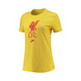 Women's Yellow Liverpool Crest T-Shirt
