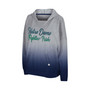 Women's Heathered Gray Notre Dame Fighting Irish On Wednesdays Dip-Dye Pullover Hoodie