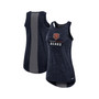 Women's Navy Chicago Bears High Neck Performance Tank Top
