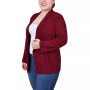 Plus Size 3/4 Sleeve Ponte Blazer