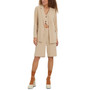 Women's Long-Sleeve Pinstripe Blazer