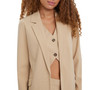 Women's Long-Sleeve Pinstripe Blazer
