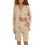 Women's Long-Sleeve Pinstripe Blazer