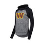 Women's Heathered Gray, Black Washington Commanders Championship Ring Raglan Pullover Hoodie