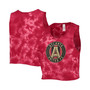 Women's Red Atlanta United FC Cloud-Dye Muscle Tank Top
