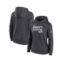 Women's Anthracite Los Angeles Rams 2021 NFC Champions Locker Room Trophy Collection Pullover Hoodie