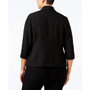 Plus Size Open-Front Soft Blazer