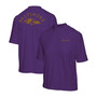 Women's  Purple Baltimore Ravens Half-Sleeve Mock Neck T-shirt