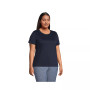 Women's Plus Size Relaxed Supima Cotton Short Sleeve Crewneck T-Shirt
