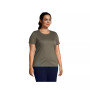 Women's Plus Size Relaxed Supima Cotton Short Sleeve Crewneck T-Shirt
