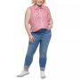 Plus Size Cotton Sleeveless Shirt