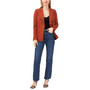 Women's Exposed-Dart Classic Single-Button Blazer