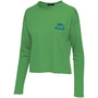 Women's Neon Green Seattle Seahawks Pocket Thermal Long Sleeve T-shirt