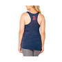 Women's Navy Boston Red Sox Plus Size Swing for the Fences Racerback Tank Top