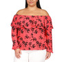Plus Size Ruffled Off-The-Shoulder Top