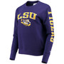 Women's Purple LSU Tigers University 2.0 Fleece Sweatshirt