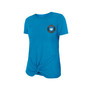 Women's Blue Charlotte FC Athletic Front Twist T-shirt