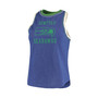 Women's Royal Seattle Seahawks Touchdown Tank Top