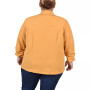 Plus Size Long Sleeve Scuba Crepe Jacket