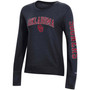 Women's Black Oklahoma Sooners University 2.0 Fleece Sweatshirt