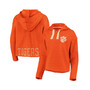 Women's Branded Orange Clemson Tigers True Classics Cropped Pullover Hoodie