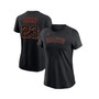 Women's Kris Bryant Black San Francisco Giants Name Number T-Shirt