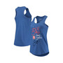 Women's Royal Chicago Cubs Americana Tri-Blend Racerback Tank Top