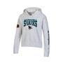 Women's Heathered Gray San Jose Sharks Reverse Weave Pullover Hoodie