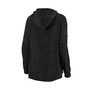 Women's Branded Black Purdue Boilermakers Crossneck Faded Script Raglan Pullover Hoodie
