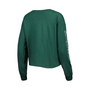 Women's Green Green Bay Packers Skyler Parkway Cropped Long Sleeve T-shirt