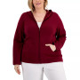 Plus Size Zip-Up Hoodie, Created for Macy's