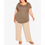 Plus Size Slub T-shirt
