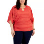 Plus Size Poncho Top, Created for Macy's