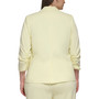 Plus Size Lux 3/4-Sleeve One-Button Blazer