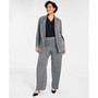 Plus Size Herringbone Blazer