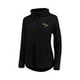 Women's Heathered Black Atlanta United FC Cuddle Tri-Blend Pullover Sweatshirt