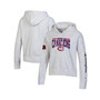 Women's Heathered Gray Montreal Canadiens Reverse Weave Pullover Hoodie
