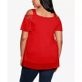 Plus Size Cold-Shoulder Top