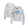 Women's Heathered Gray Tampa Bay Lightning Reverse Weave Pullover Hoodie