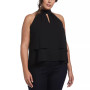 Plus Size Tiered Halter Top