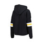 Women's Black Iowa Hawkeyes Super Pennant Pullover Hoodie