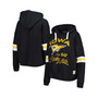 Women's Black Iowa Hawkeyes Super Pennant Pullover Hoodie