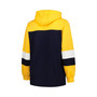 Women's Navy Milwaukee Brewers Plus Size Colorblock Pullover Hoodie