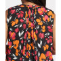 Plus Size Sleeveless Pintuck Blouse