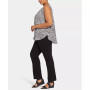 Plus Size Sleeveless Pintuck Blouse