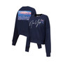Women's Navy New York Yankees City Scape Pullover Sweatshirt