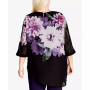 Plus Size Violetta Round Neck Top